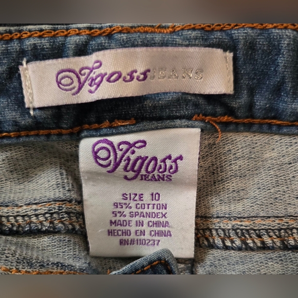 🧡 Girl's Lot Of Skinny Jeans 3 Pairs Abercrombie, Vigooss 10 - Picture 4 of 13